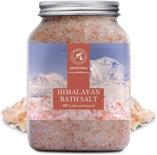 Himalayan Salt Pink Crystal Salt 46 Oz - 100% Pure & Natural - Himalayan Salt for Good Sleep - Stress Relief - Detox Cleanse