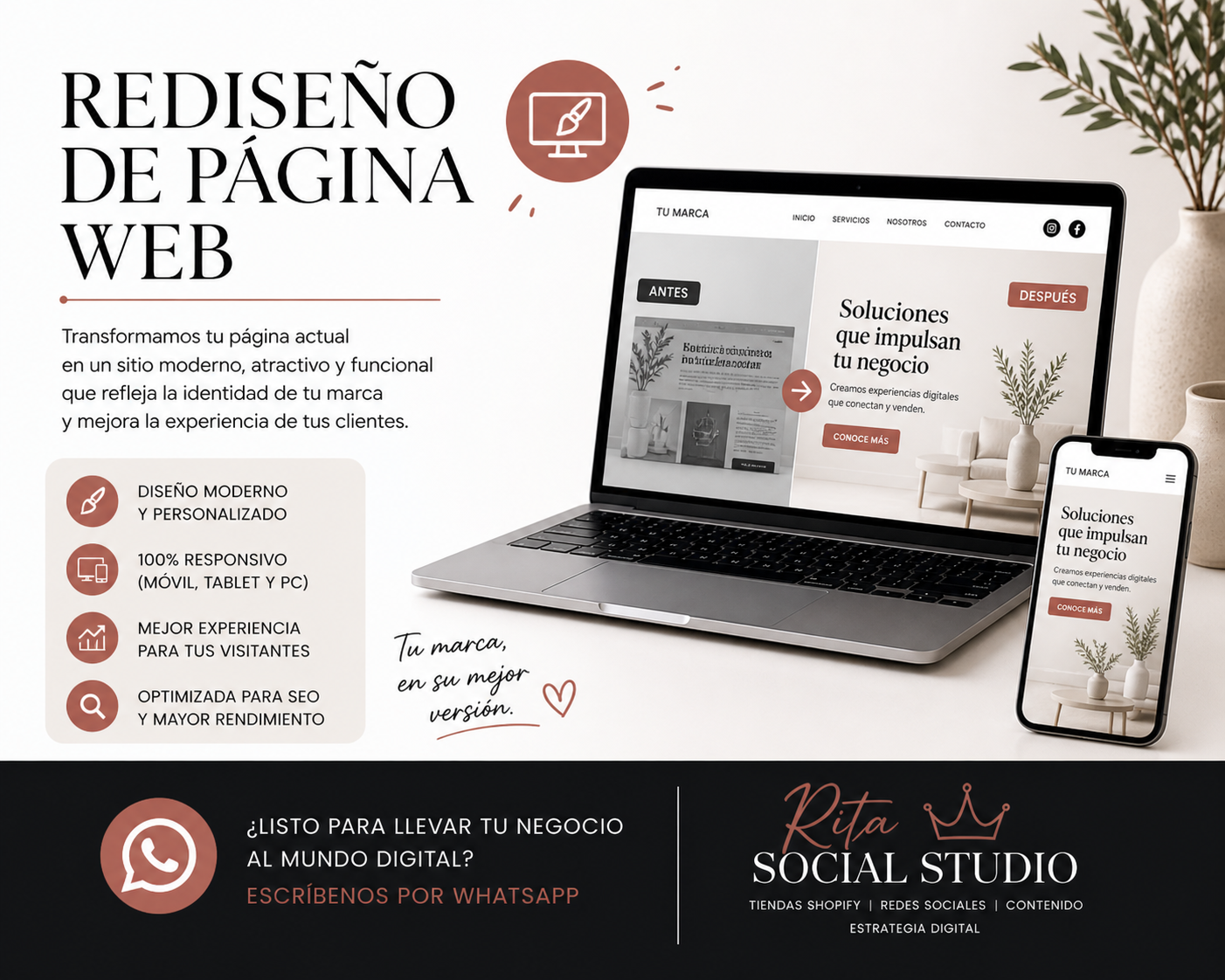 ACTUALIZACION TIENDA ONLINE SHOPIFY